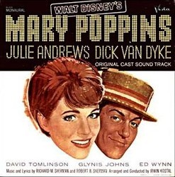Mary Poppins Ścieżka dźwiękowa (Richard M. Sherman, Robert B. Sherman) - Okładka CD