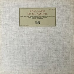 Rose-Marie / No, No, Nanette サウンドトラック (Rudolf Friml, Herbert Stothart, Vincent Youmans) - CDカバー