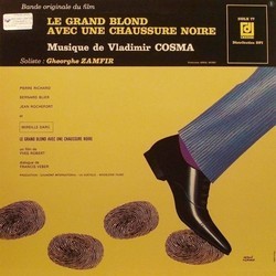 Salut l'Artiste / Le Grand Blond Avec une Chaussure Noire サウンドトラック (Vladimir Cosma) - CD裏表紙