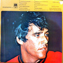 Burt Bacharach's Great Hits サウンドトラック (Burt Bacharach) - CD裏表紙