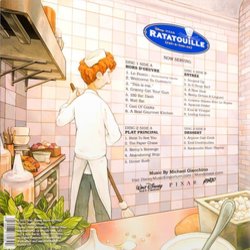 Ratatouille Soundtrack (Michael Giacchino) - CD Back cover