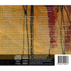The Orson Welles / A.F.Lavagnino Collaboration: サウンドトラック (Angelo Francesco Lavagnino) - CD裏表紙