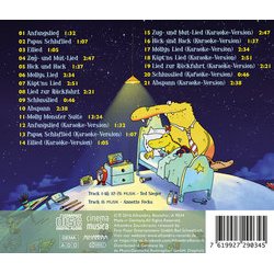 Molly Monster - Die Original-Songs zum Kinofilm Soundtrack (John Chambers, Annette Focks, Ted Sieger) - CD Back cover