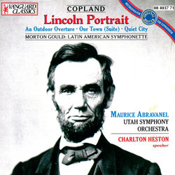 A Lincoln Portrait Soundtrack (Aaron Copland) - CD cover