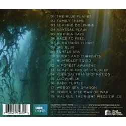 Blue Planet II サウンドトラック (David Fleming, Jacob Shea, Hans Zimmer) - CD裏表紙