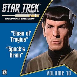 Star Trek: The Original Series 10: Elaan of Troyius / Spock's Brain Ścieżka dźwiękowa (Fred Steiner) - Okładka CD