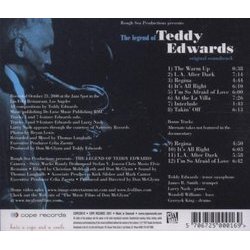 The Legend of Teddy Edwards Ścieżka dźwiękowa (Various Artists, Teddy Edwards) - Tylna strona okladki plyty CD