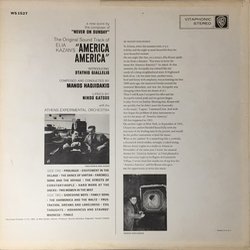 America, America Ścieżka dźwiękowa (Manos Hadjidakis) - Tylna strona okladki plyty CD