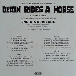 Death Rides A Horse Soundtrack (Ennio Morricone) - cd-inlay