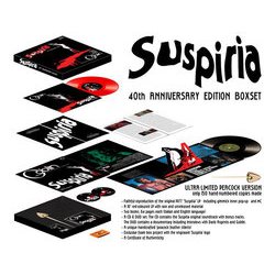 Suspiria サウンドトラック (Dario Argento, Agostino Marangolo, Massimo Morante, Fabio Pignatelli, Claudio Simonetti) - CDインレイ