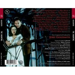 The Haunting Soundtrack (Jerry Goldsmith) - CD-Rckdeckel