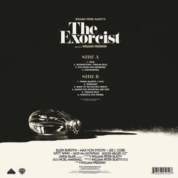 The Exorcist Ścieżka dźwiękowa (Various Artists) - Tylna strona okladki plyty CD