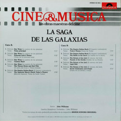 La Saga de las Galaxias Colonna sonora (John Williams) - Copertina posteriore CD