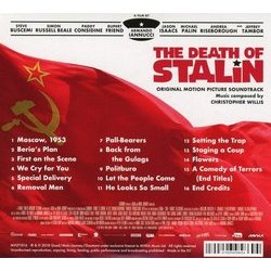 The Death of Stalin Ścieżka dźwiękowa (Christopher Willis) - Tylna strona okladki plyty CD