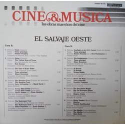 El Salvaje Oeste Trilha sonora (Various Artists) - CD capa traseira