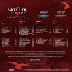 The Witcher 3: Wild Hunt Ścieżka dźwiękowa (Marcin Przybylowicz) - Tylna strona okladki plyty CD