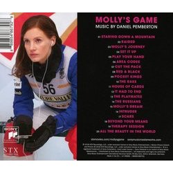 Molly's Game Ścieżka dźwiękowa (Daniel Pemberton) - Tylna strona okladki plyty CD