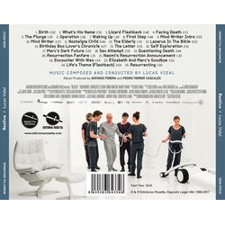 Realive Trilha sonora (Lucas Vidal) - CD capa traseira