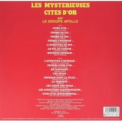 Les Mystrieuses cits d'or サウンドトラック (Le Groupe Apollo, Shuki Levy, Haim Saban) - CD裏表紙