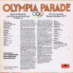 Olympia Parade Ścieżka dźwiękowa (Peter Herbolzheimer, Dieter Reith, Jerry van Rooyen) - Tylna strona okladki plyty CD