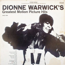Dionne Warwick's Greatest Motion Pictures Hits Ścieżka dźwiękowa (Various Artists, Dionne Warwick) - Okładka CD