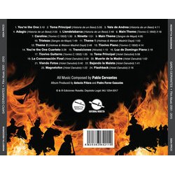 Garci - Cervantes Film Music 2001-2005 Soundtrack (Pablo Cervantes) - CD Back cover