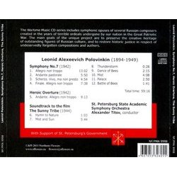 Wartime Music, Vol.16 Soundtrack (Leonod Polovinkin) - CD Back cover