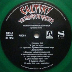 Caltiki, The Immortal Monster サウンドトラック (Roberto Nicolosi, Roman Vlad) - CDインレイ