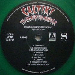 Caltiki, The Immortal Monster サウンドトラック (Roberto Nicolosi, Roman Vlad) - CDインレイ
