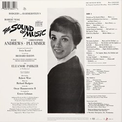 The Sound of Music Ścieżka dźwiękowa (Oscar Hammerstein II, Richard Rodgers) - Tylna strona okladki plyty CD