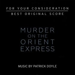 Murder on the Orient Express Ścieżka dźwiękowa (Patrick Doyle) - Okładka CD