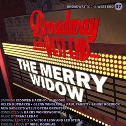 The Merry Widow サウンドトラック (Franz Lehr, Victor Leon, Leo Stein) - CDカバー