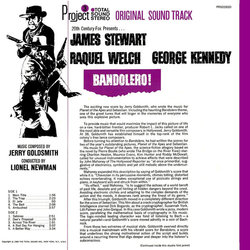 Bandolero! Soundtrack (Jerry Goldsmith) - CD Back cover