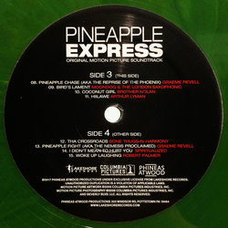 Pineapple Express Soundtrack (Various Artists, Graeme Revell) - cd-inlay