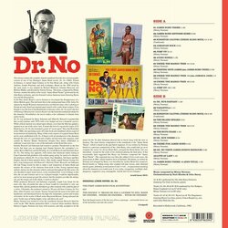 Dr. No サウンドトラック (John Barry, Monty Norman) - CD裏表紙
