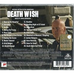 Death Wish Soundtrack (Ludwig Gransson) - CD Trasero
