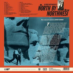 North by Northwest Ścieżka dźwiękowa (Bernard Herrmann) - Tylna strona okladki plyty CD