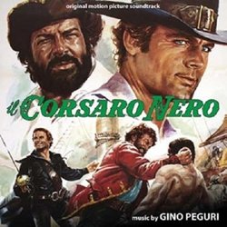 Il Corsaro nero サウンドトラック (Gino Peguri) - CDカバー