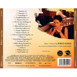 Antonia サウンドトラック (Jorge Aliaga) - CD裏表紙