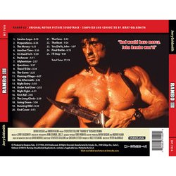 Rambo III サウンドトラック (Jerry Goldsmith) - CD裏表紙