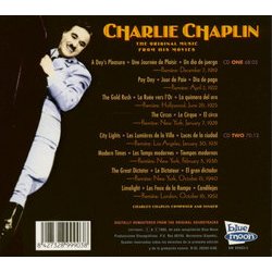 Charlie Chaplin: The Original Music From His Movies Soundtrack (Charlie Chaplin) - CD Back cover