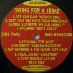 Swing For A Crime Trilha sonora (Various Artists) - CD-inlay