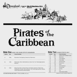 The Pirates Of The Caribbean Soundtrack (Various Artists) - CD Achterzijde