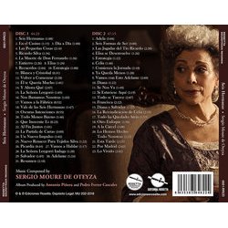 Seis Hermanas Ścieżka dźwiękowa (Sergio Moure De Oteyza) - Tylna strona okladki plyty CD