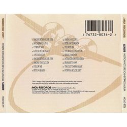 Always Ścieżka dźwiękowa (Various Artists, John Williams) - Tylna strona okladki plyty CD