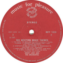 Big Western Movie Themes サウンドトラック (Various Artists
) - CDインレイ