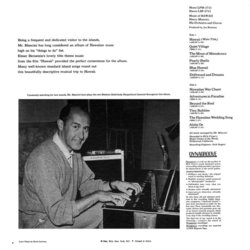 Music Of Hawaii Ścieżka dźwiękowa (Various Artists, Henry Mancini) - Tylna strona okladki plyty CD