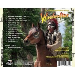 Windwalker Ścieżka dźwiękowa (Merrill Jenson) - Tylna strona okladki plyty CD