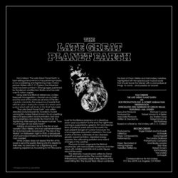 The Late Great Planet Earth Soundtrack (Dana Kaproff, Hal Lindsey, Orson Welles) - CD Back cover