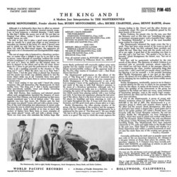 The King And I Soundtrack (Oscar Hammerstein II, The Mastersounds, Richard Rodgers) - CD Back cover